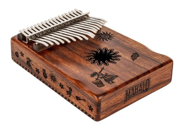Mahalo - 17-Key Kalimba With Bag & Tuning Hammer, Tropical