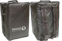 Mano Percussion - Cajon With Foam Seat Pad, Ebony Stripes