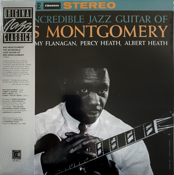 Wes Montgomery - The incredible Jazz guitar of wes Montgomery LP