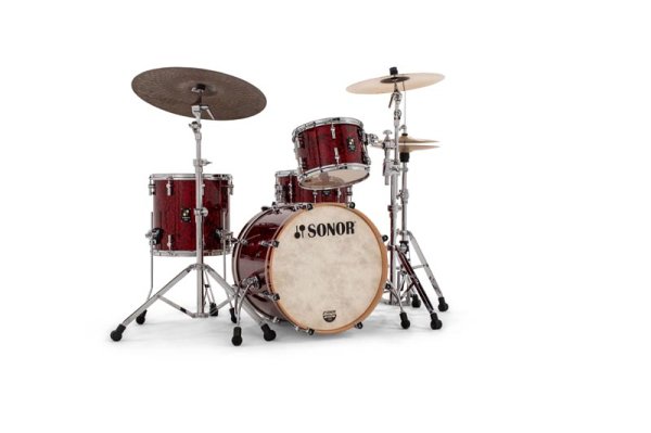 Sonor-MT 20-12-14 Maple Shells, Red Pearl