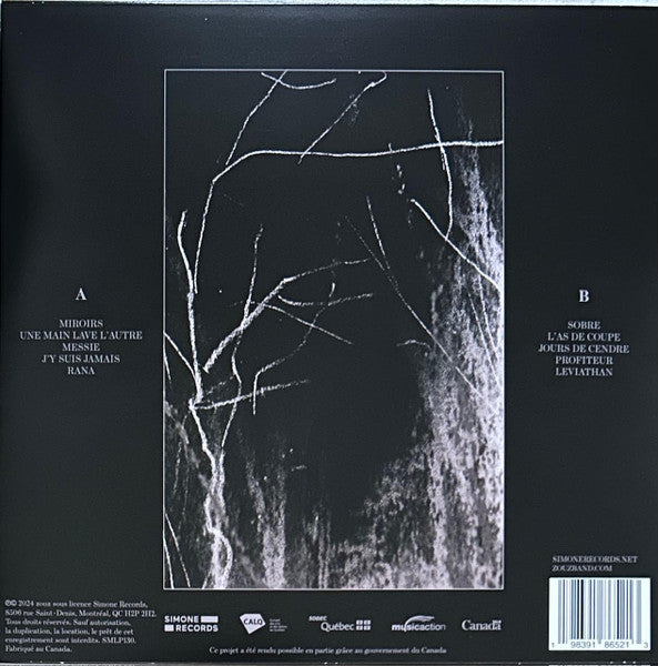 Zouz - Jours de cendres LP