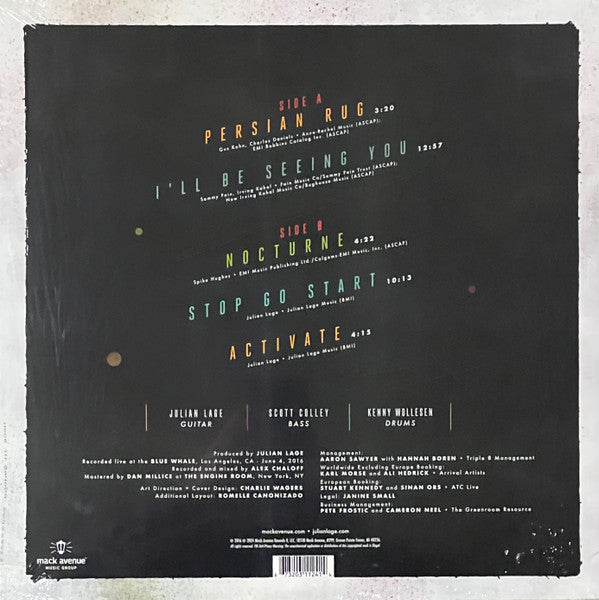 Lage, Julian - Live in Los Angeles (INDIE EXCLUSIVE, ECO MIX RED VINYL)