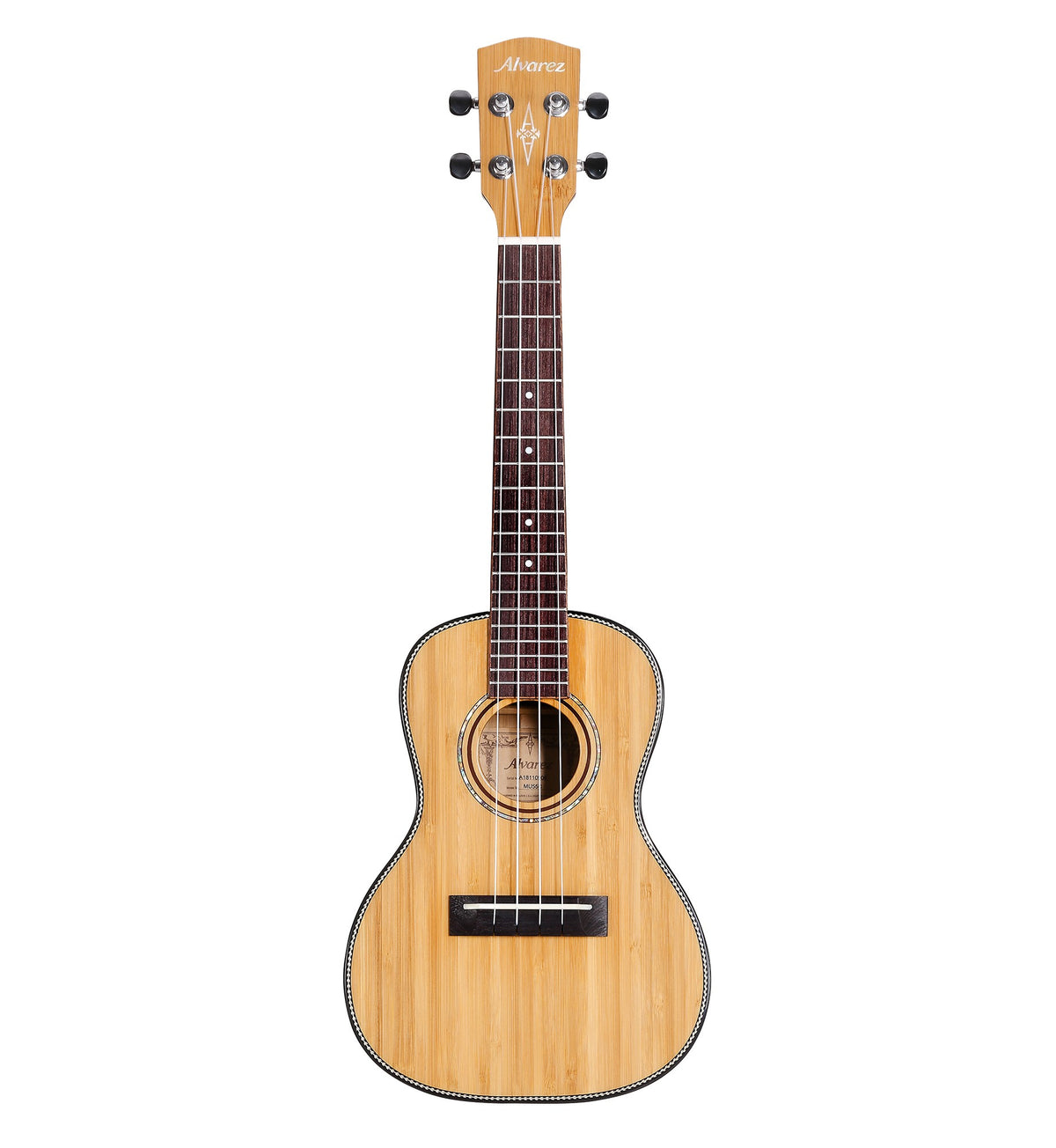 Alvarez MU55C — Concert Ukulele (Solid Bamboo) - Natural Gloss