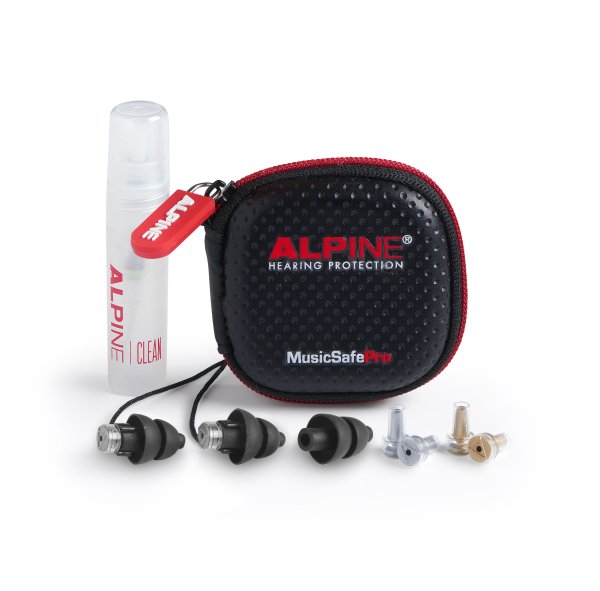 Alpine - Hearing Protection MusicSafe Pro Earplugs, Black