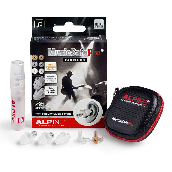 Alpine Hearing Protection - MusicSafe Pro Earplugs, Transparent