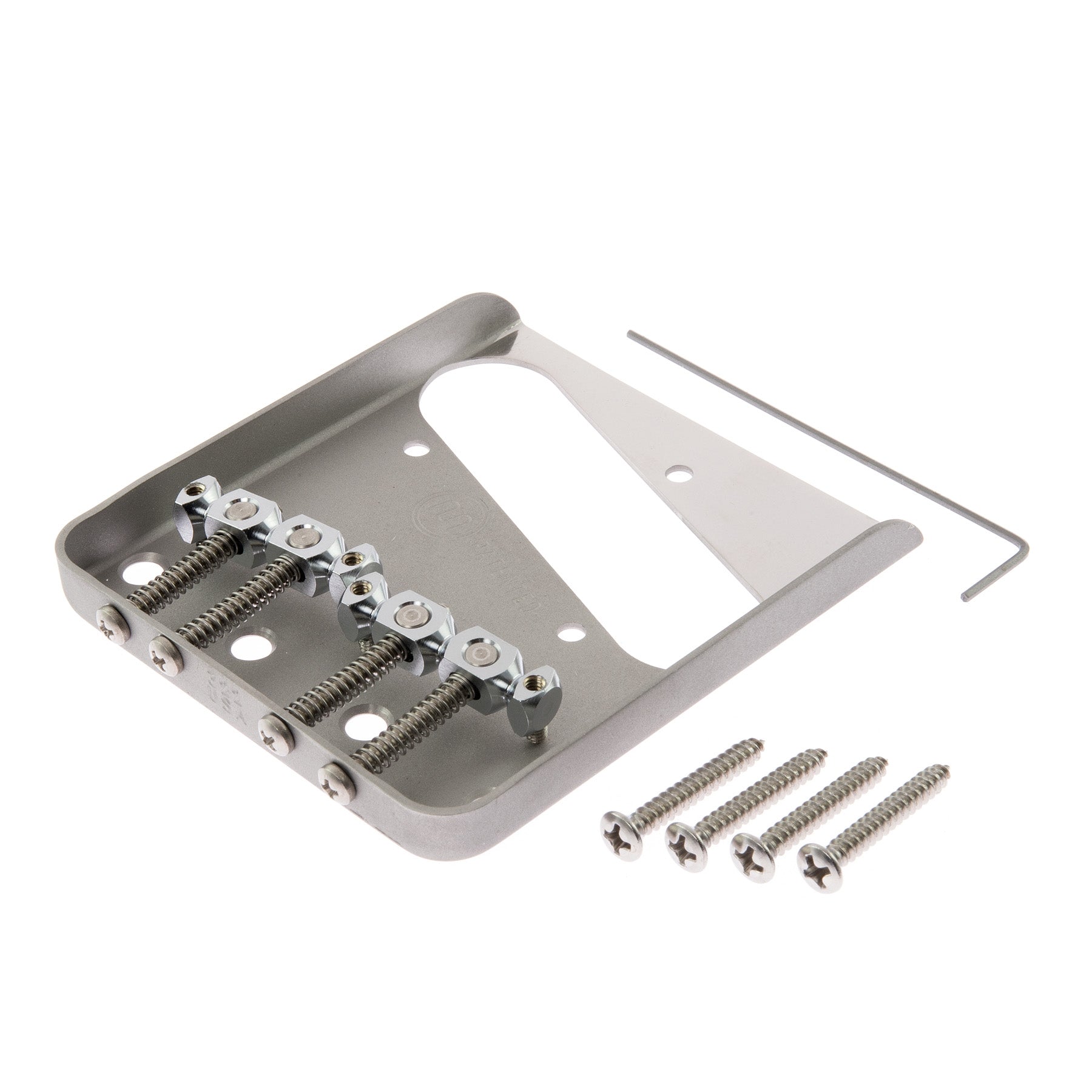 Mastery Bridges M4 Tele Bridge (w/ chrome-plated brass saddles and stainless swivels)