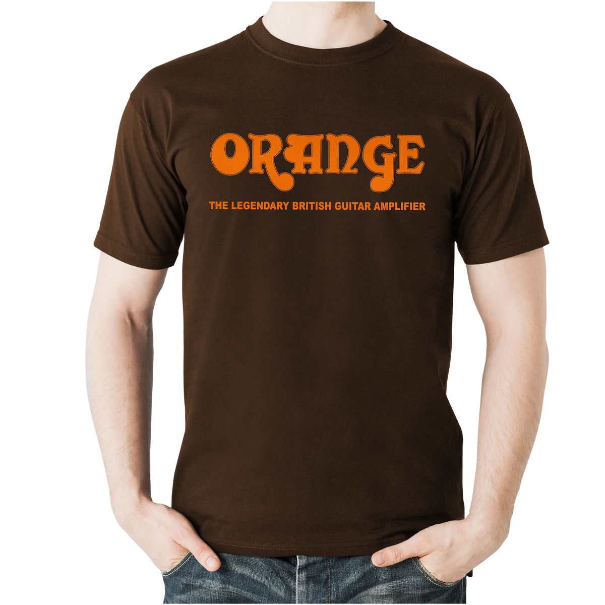 Orange Orange Classic T-Shirt Brown