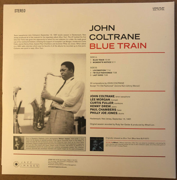 Coltrane, John - Blue Train (180g-William Claxton photo series)