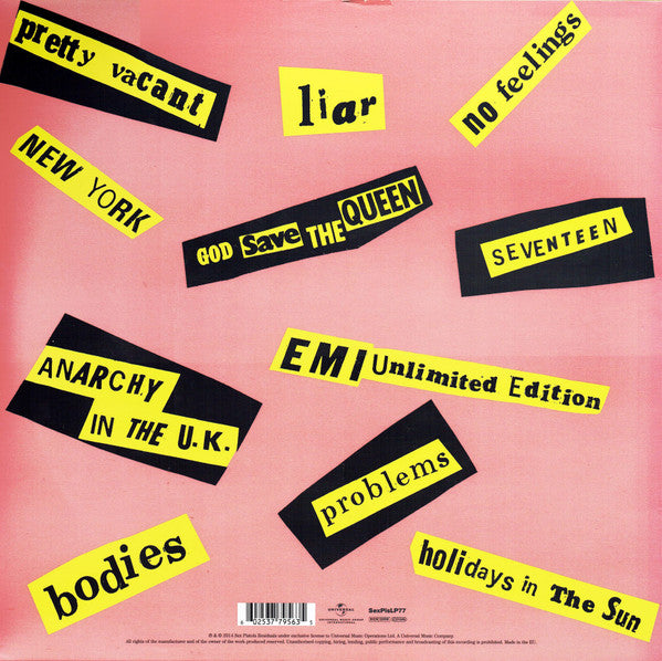 Sex Pistols - Never Mind the Bollocks (UK ed.)