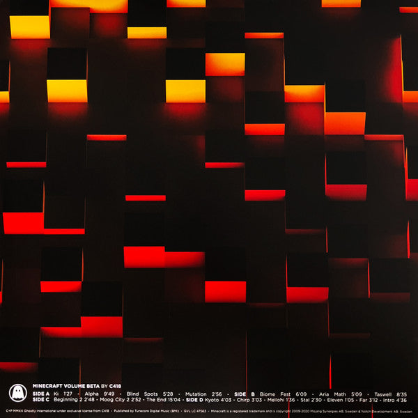 C418 - Minecraft Volume Beta (2LP-red, orange & yellow splatter)
