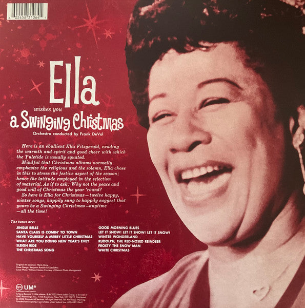 Fitzgerald, Ella - Ella vous souhaite un Noël swing (vinyle rouge)