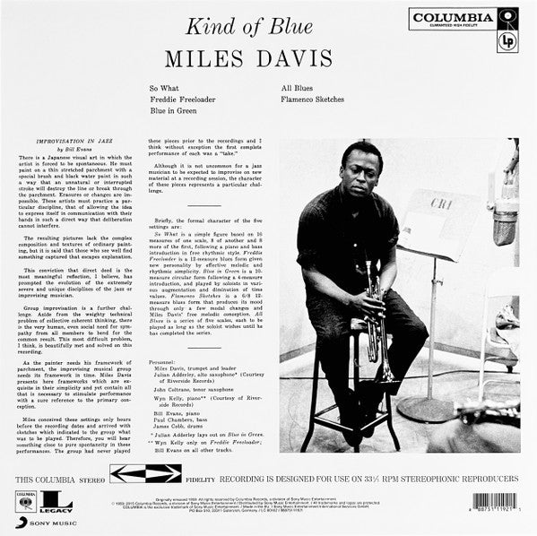 Miles Davis - Kind Of Blue LP