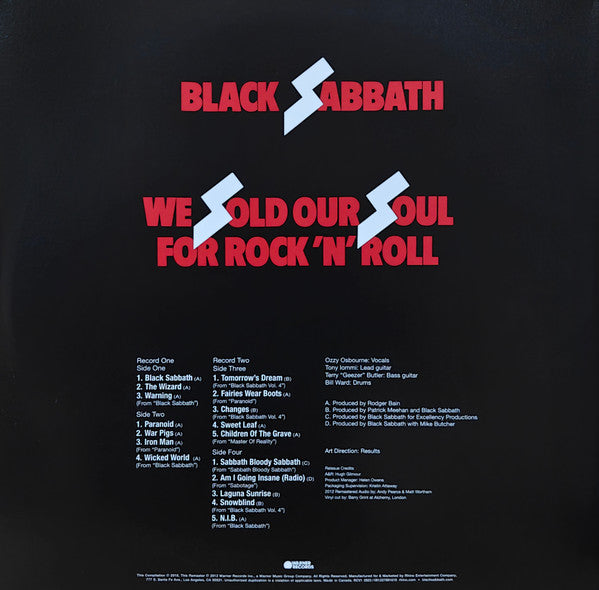 Black Sabbath - We Sold Our Soul for Rock 'N' Roll (2LP clear green vinyl-indie excl.)