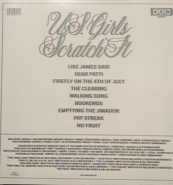 U.S. Girls - Scratch It LP