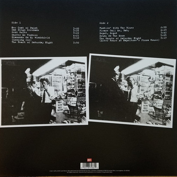 Waits, Tom - The Heart of Saturday Night (2018 remaster)