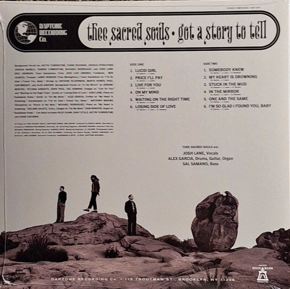 Thee Sacred Souls - Got A Story To Tell, Black LP