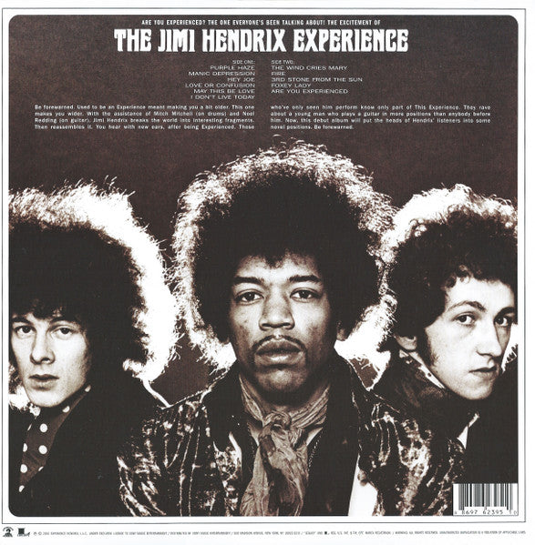 Jimi Hendrix - Are You Experienced? LP