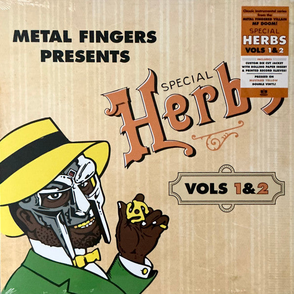 MF Doom - Metal Fingers Presents: Special Herbs Vol. 1 & 2 (2LP-yellow vinyl)