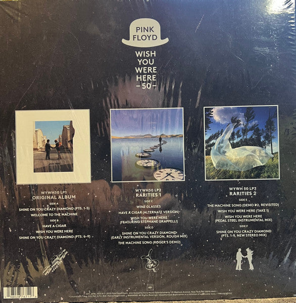 Pink Floyd - Wish You Were Here (50th ann.) (3LP-180g black vinyl)