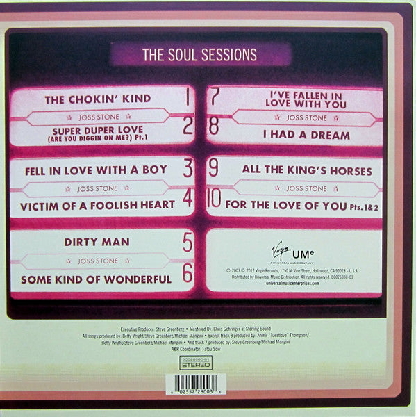 Stone, Joss - The Soul Sessions LP