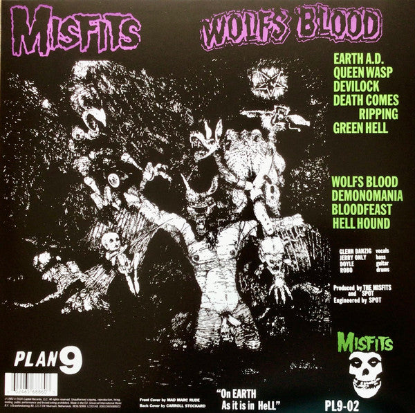 Misfits - Earth A.D./Wolfs Blood LP (purple swirl vinyl repress/indie excl.)