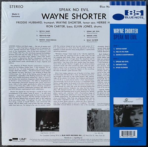 Shorter, Wayne - Speak No Evil (Blue Note Classic Vinyl Series)