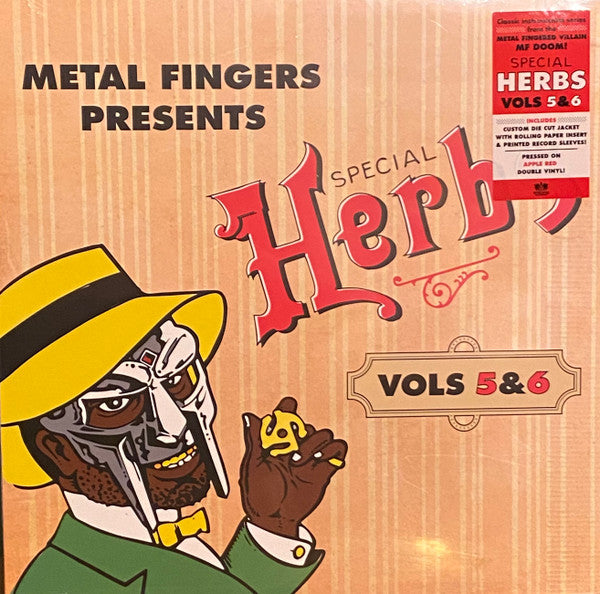 MF Doom - Metal Fingers Presents: Special Herbs Vol. 5 & 6 (2LP-apple red vinyl)