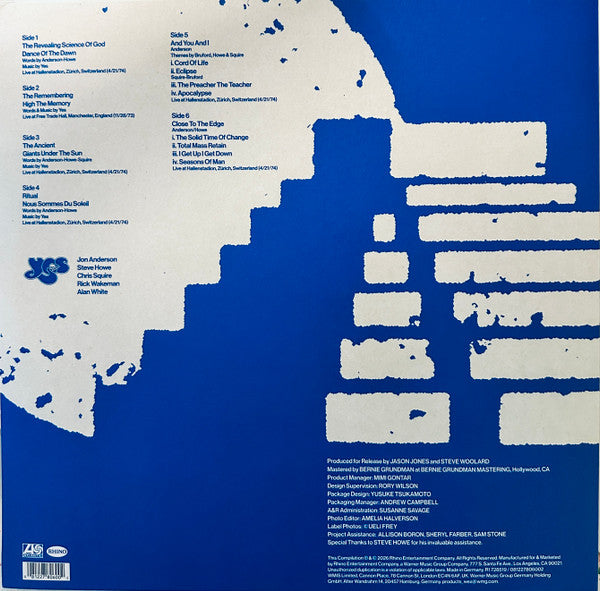 Yes - 2026RSD - Tales From Topographic Tours (3LP-black vinyl)