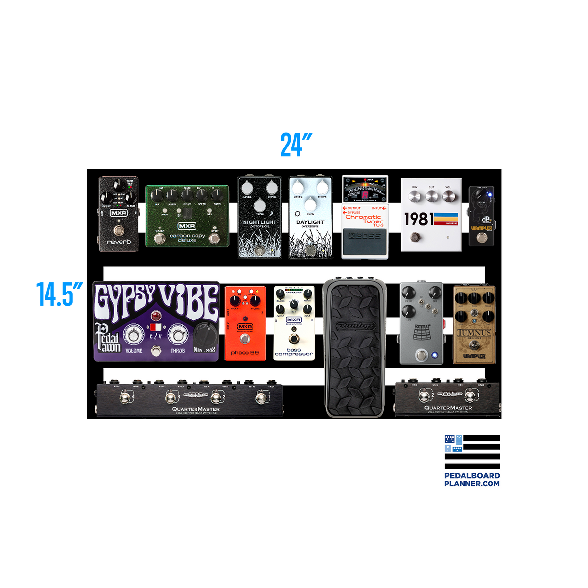 Pedaltrain Novo 24 with Tour Case — PT-N24-TC