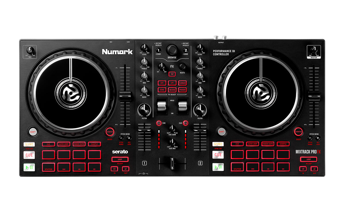 Numark - Mixtrack Pro FX 2-Deck DJ Controller with Effects Paddles