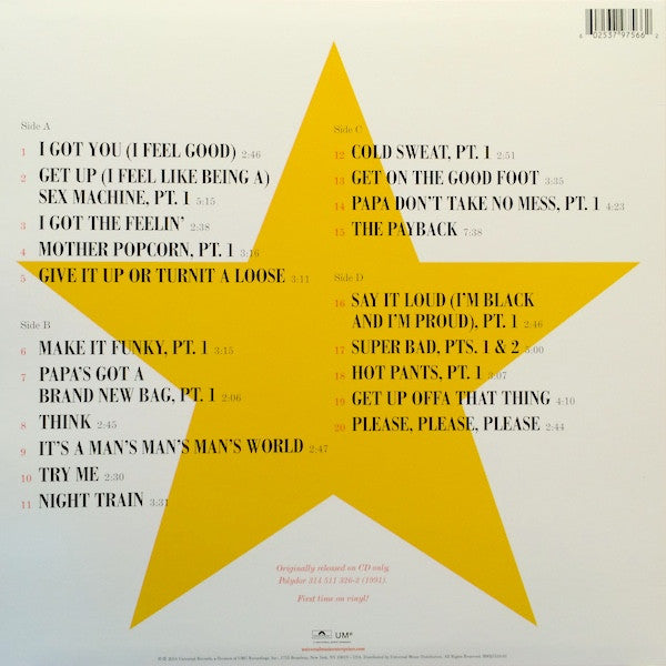 Brown, James - 20 All Time Greatest Hits (2LP)