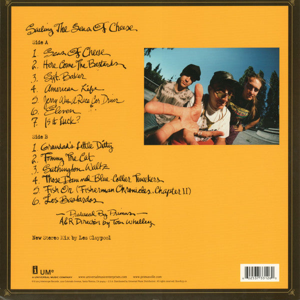 Primus - Sailing the Seas of Cheese (2013 reissue) LP