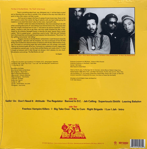 Bad Brains - Bad Brains (black vinyl)