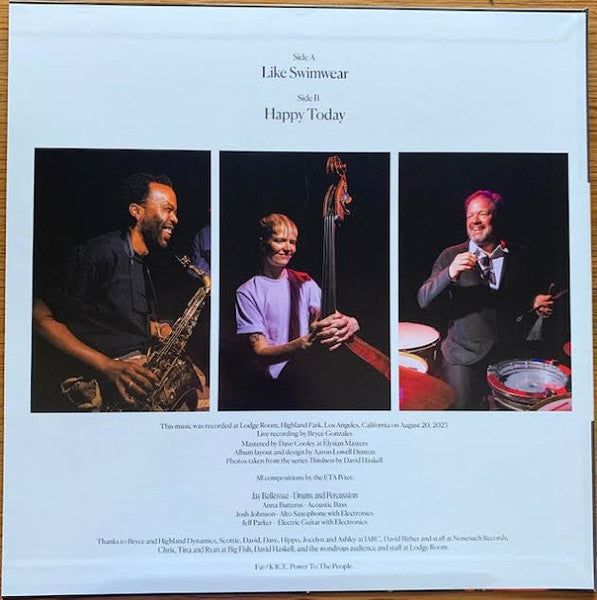 Parker, Jeff & ETA Ivtet - Happy Today LP
