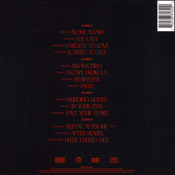 Weeknd - After Hours LP