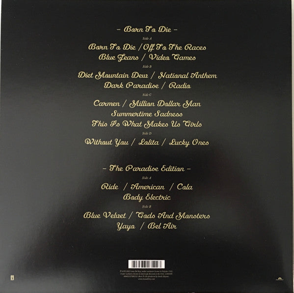 Del Rey, Lana - Born To Die: The Paradise Edition