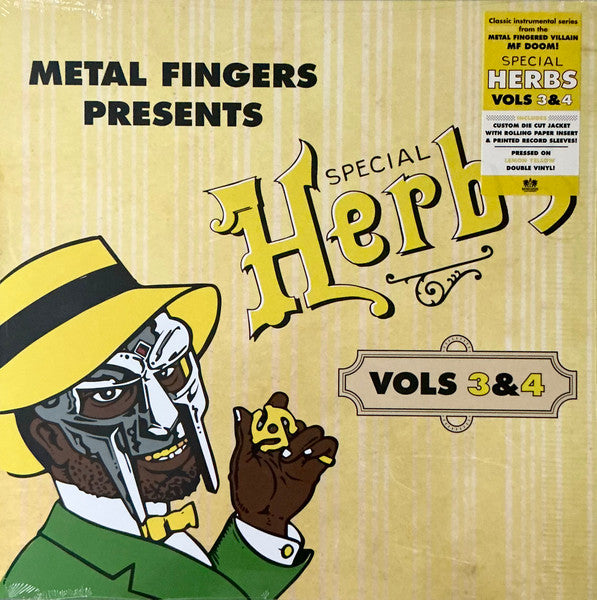 MF Doom - Metal Fingers Presents: Special Herbs Vol. 3 & 4 (2LP-yellow vinyl)