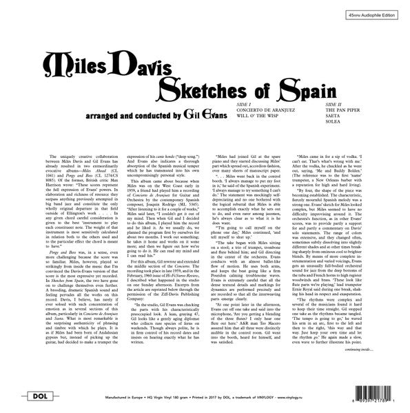 Davis, Miles - Sketches Of Spain (gatefold)