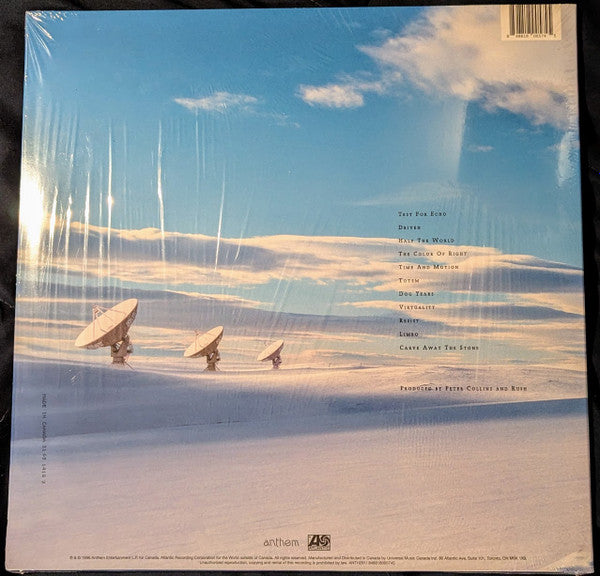 Rush - Test for Echo (2LP)