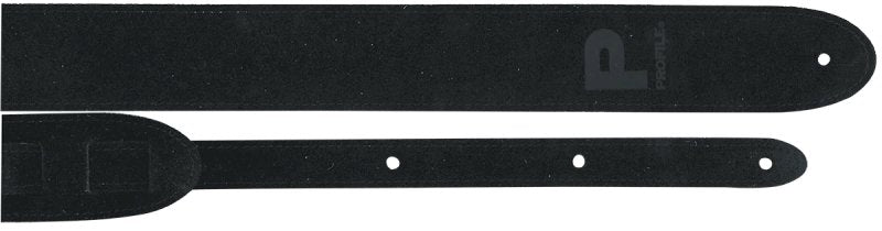 Profile - 2” Suede Guitar Strap, Black