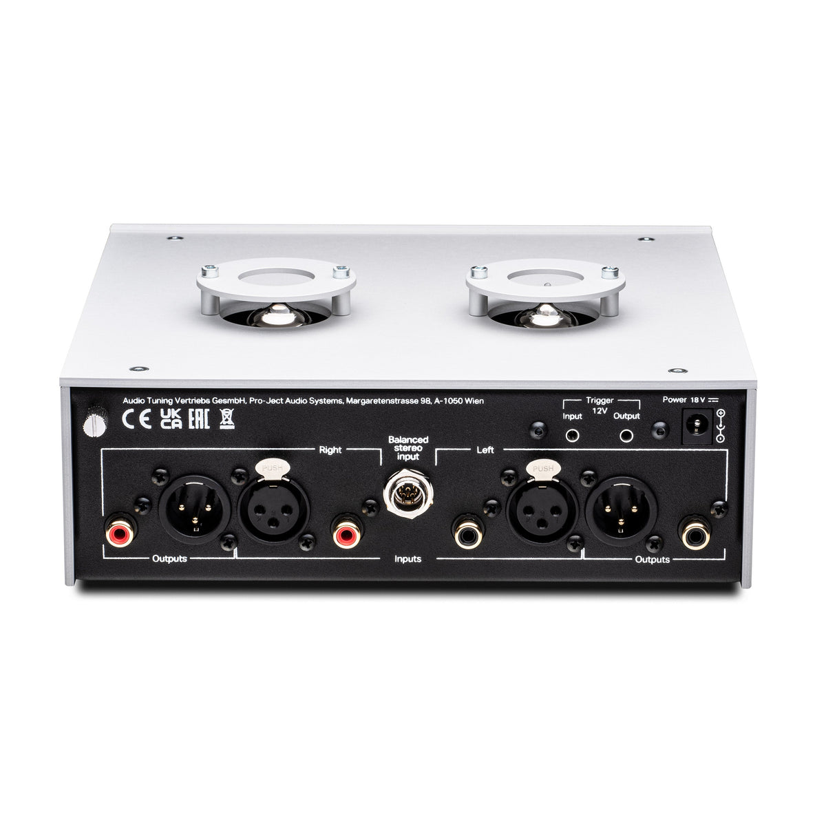 Pro-Ject TUBE BOX DS3 B - SILVER — vue 2