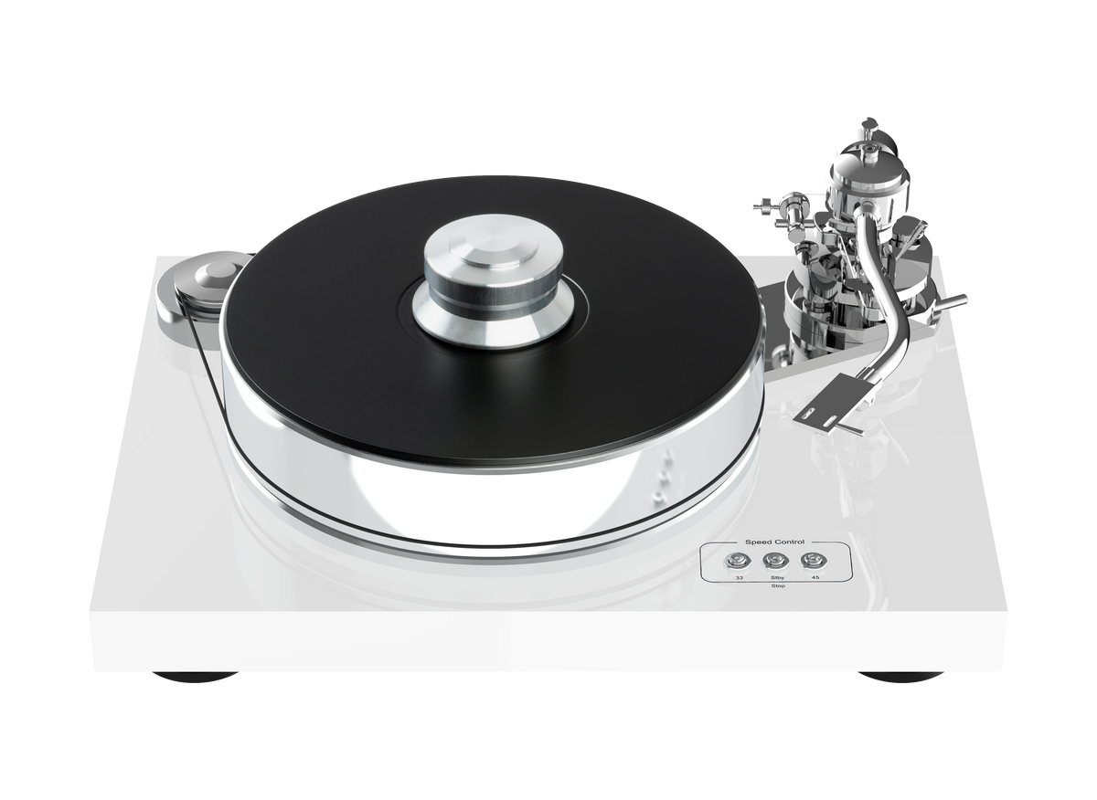 Pro-Ject SIGNATURE 10 (HIGH GLOSS WHITE - CANDENZA BLACK) — vue 2