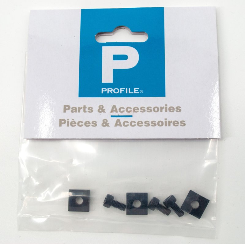 Profile - Nut Blocks Black with Screws 42 mm 1-5/8''