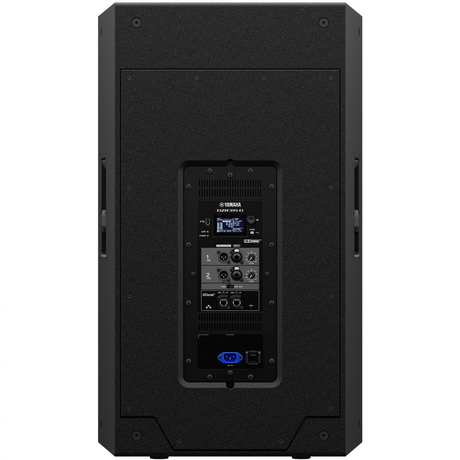 Yamaha DZR315D 2000W 3-way Powered Speaker With Dante (Black) - 15in