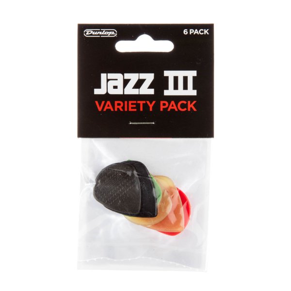 Dunlop -  Dunlop Jazz III Pick Variery Pack (6/pack)