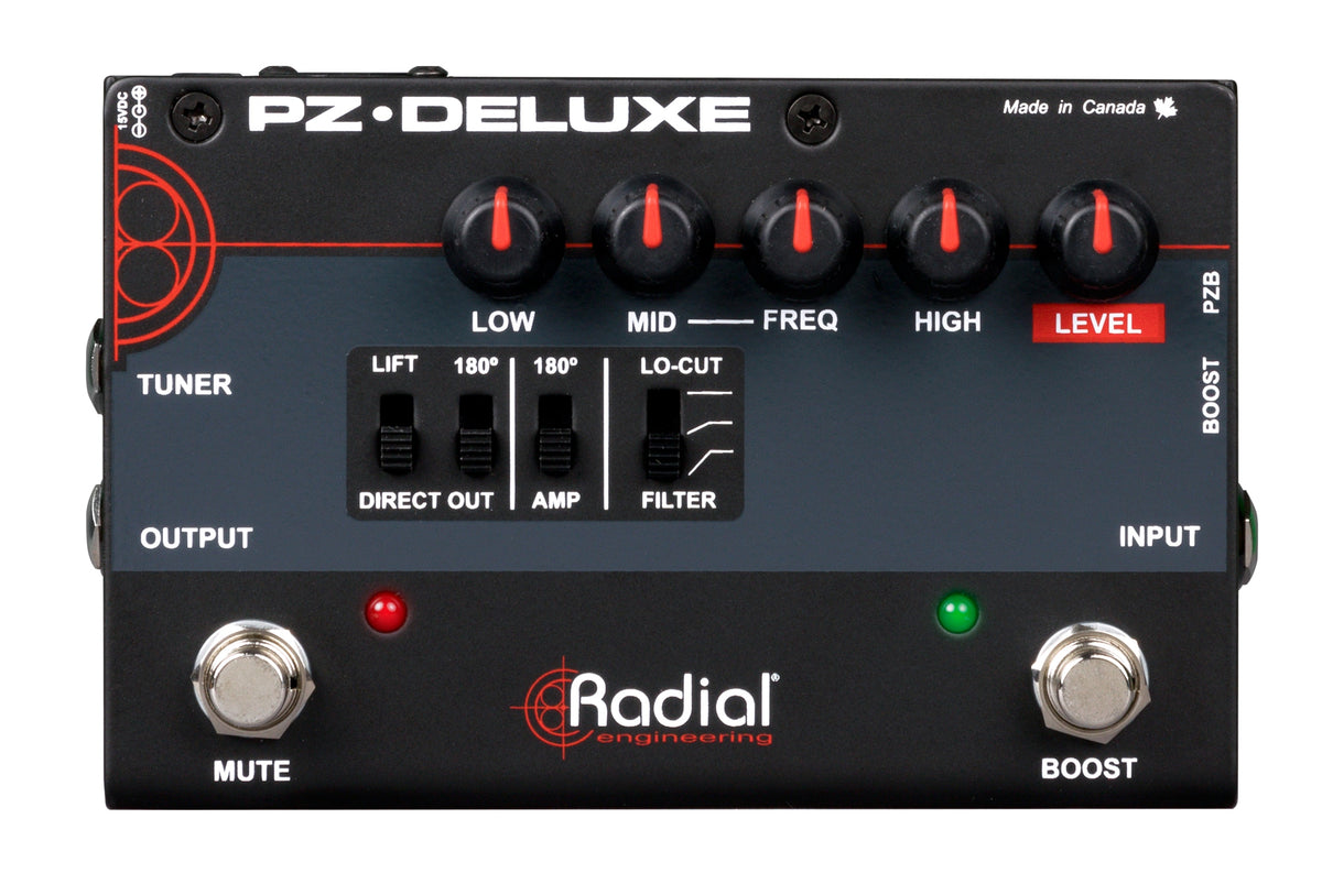 Radial PZ-Deluxe - Acoustic Preamp - product view 1