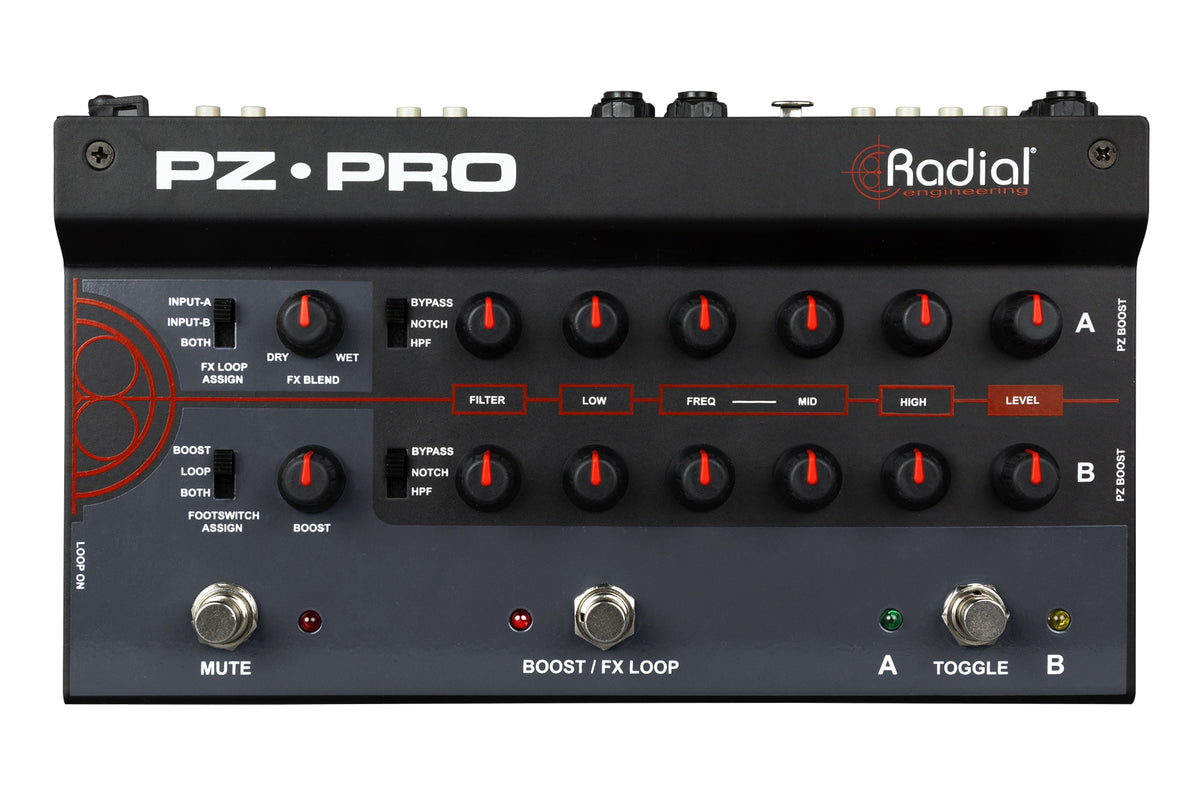 Radial PZ-Pro - 2-Channel Acoustic Preamp - product view 1