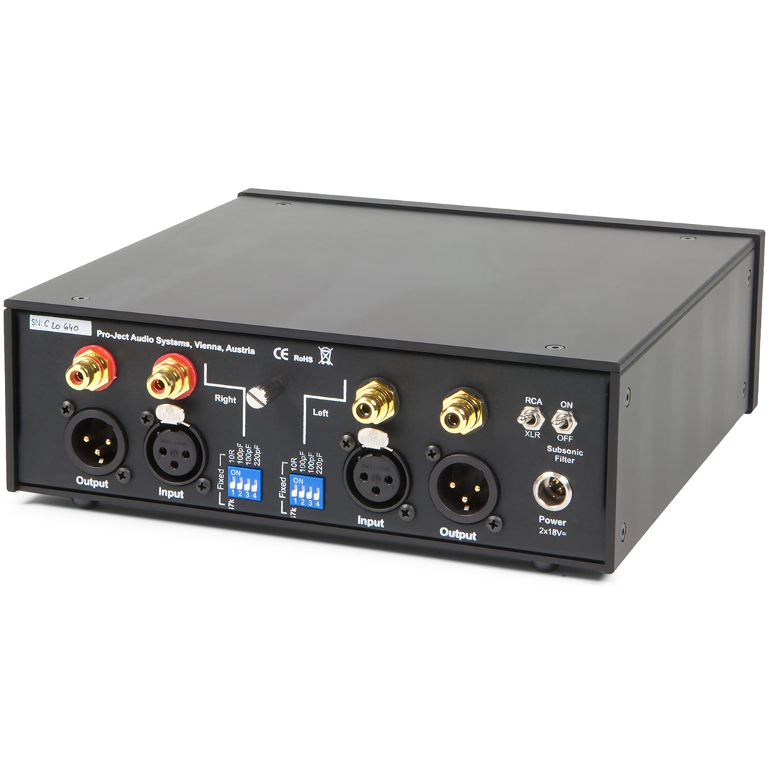 Pro-Ject PHONO BOX RS - BLACK — vue 2