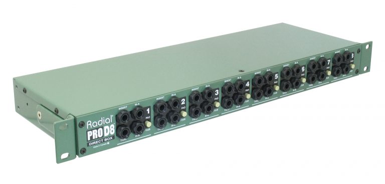 Radial ProD8 8-channel Rackmount DI