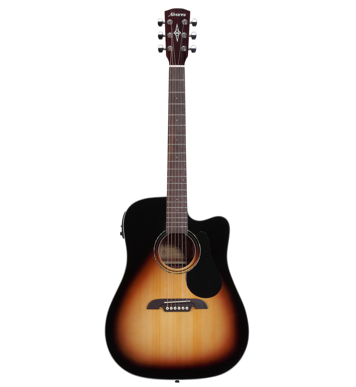 Alvarez RD26CESB — Dreadnought Guitar with Gig Bag & Cutaway/Pickup - Sunburst